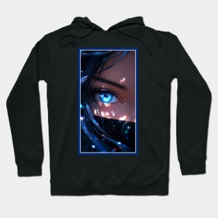 Anime Girl Eye | Quality Anime Artwork | Anime Aesthetic | Manga Anime Art Hoodie